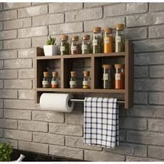 Nicho Porta condimentos | temperos | Organizador Multiuso | Cozinha Banheiro Área gourmet