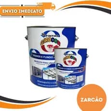 Zarcão Primer Cinza com Alta Cobertura para Ferro e Aço 900ML e 3,6 Litros