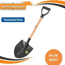 Pá De Bico Com Cabo De Madeira Terminal Tramontina Cabo 71cm
