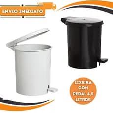Lixeira 4,5 Litros com Pedal – Lindo Design e Super Funcional