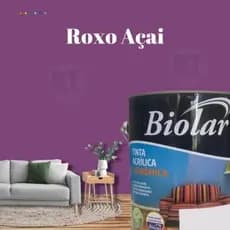 Tinta Acrílica Roxo Açai 3,6L Profissional Otimo Rendimento