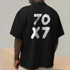 Camiseta Oversized Unissex Camisetao 100% Algodão Crente 70x7