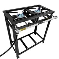 FOGÃO INDUSTRIAL QUEIMADOR CAULIM 2 BOCAS 30X30