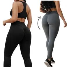 Kit 2 Calças Legging Empina Bumbum SEM TRANSPARÊNCIA Fitness