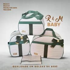 Kit de Bolsa maternidade 04 Peças