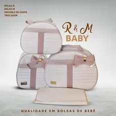 Kit de Bolsa maternidade 04 Peças