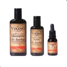Kit 3 Uni Shampoo + Balm + Óleo da Linha Terra - Viking Para Barba