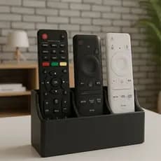 Organizador Suporte Para até 3 Controles Remoto Ar, Tv, Universal