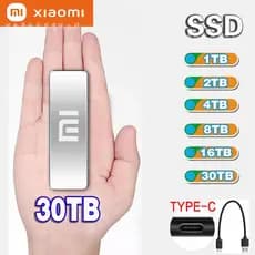 ⚡️⚡️Disco Rígido Externo HD 16TB 30TB SSD 8TB 4TB USB 3.1 Tipo C Interface De Alta Qualidade 1TB 2TB