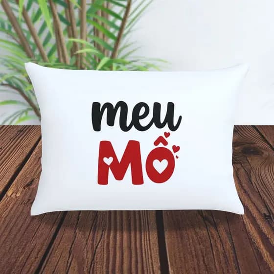 Almofada decorativa meu mô - almofada para namorados