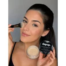 ✨ Pó Translúcido Solto Dapop 15g Acabamento matte, controla a oleosidade e deixa a pele uniforme sem pesar.