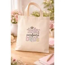 Bolsa Ecobag Sacola Ecológica em Algodão Cru Com Estampas