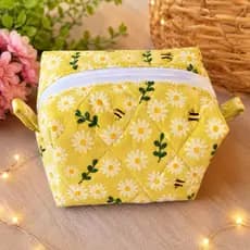 Porta Absorvente Feminino Necessaire Compacta Organizador de Bolsa Porta Protetor Diário
