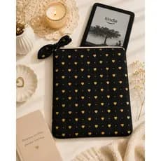 Case Porta Kindle 21x17 cm Capa Protetora Acolchoada Matelassê Artesanal