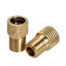 Par Adaptador Valvula Presta De Bico Fino Para Grosso Bike
