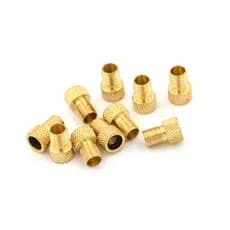Kit 10 Adaptador Valvula Presta De Bico Fino Para Grosso Bike Bicicleta