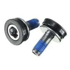 Par Parafuso Pedivela Movimento Central Ponta Quadrada 8mm Bike Bicicleta