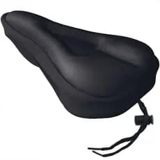 Capa Gel Banco Para Selim Bike Academia Assento Almofada Forro Ajustável Anatômico Spinning Ciclismo Bicicleta