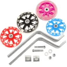 Roda Rodinha Lateral LED Para Bike Bicicleta Infantil Criança Regulável Ajustável Aro 12 Ao 20 Nylon
