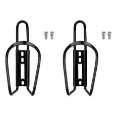 Kit 2 Suporte de Alumínio Ultra Leve 50g Caramanhola Bicicleta Garrafinha Squeeze Isotérmica Térmica