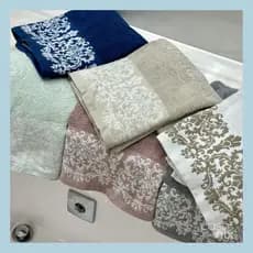 Toalha Banhão Jacquard Medalhão Corttex  80x150cm Seca Bem Extra Macia com 450g/m²