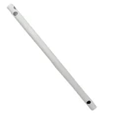 Haste Tubo Ventilador Universal 40cm Branco – Extensão Ideal para Ventiladores de Teto
