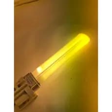 Lampada Amarela Quente PL Compacta Lightex G23 2 Pinos 9W 2700K Para Luminária
