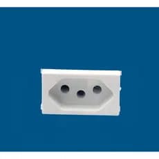 Módulo Tomada 20A 3 Pinos Soprano Siemens Ilus Branco – Tomada Elétrica Residencial Universal