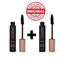 Kit com 2 Máscaras de Cílios Bomb Volumaço Eudora Make 10g Efeito Volumoso,Efeito alongado,Definição