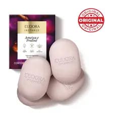 Sabonete Vegetal Em Barra Perfumado Instance Ameixa E Praliné 4X80G Eudora, original e lacrado