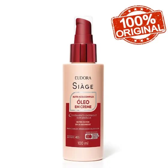 Óleo Em Creme Siàge Nutri Acid Complex 100Ml ORIGINAL, LACRADO, LONGA VALIDADE