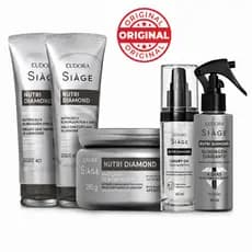 Eudora Siage Nutri Diamond Linha Completa Versão 2026 (5 itens) ORIGINAL
