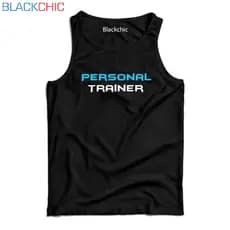 Camiseta Regata Personal Trainer Academia Professor Masculina Algodão Premium