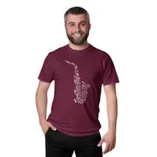 Camiseta Sax Saxofone Músico Jazz Gospel Show