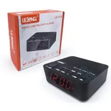 Rádio Relógio Digital Despertador Alarme com Bluetooth Lelong Le-674