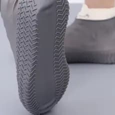 Protetor De Sapato Calçado Silicone Impermeável Para Chuva Tênis Antiderrapante Reutilizável M