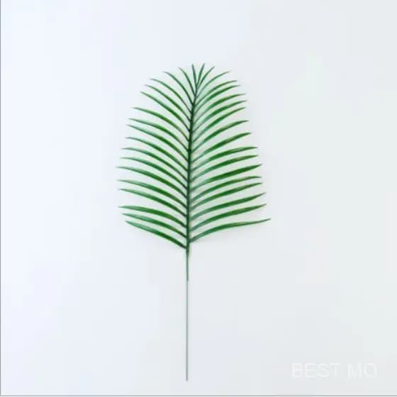 4/5/6 Pcs Folha Artificial Verde Planta Artificial DecoraçãO De Casamento Jardim De EscritóRio