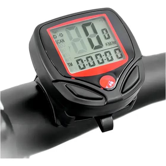 Ciclocomputador Bike Velocimetro Bicicleta Sensor Digital À Prova D'Água Medidor de Velocidade C/Fio