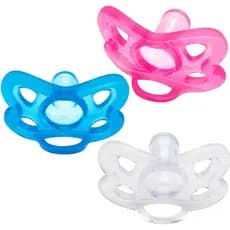 Chupeta em Silicone Bico Redondo T2 6m+  Lolly