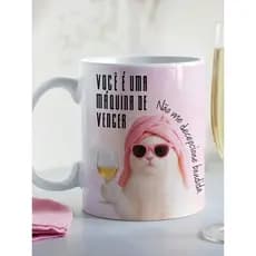 Caneca Divertida Você é Uma Máquina de Vencer, Não me Decepcione Bandida! - Caneca Meme