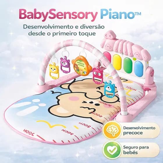 Tapete Musical Bebê com Piano Interativo BabySensory Piano™ – Desenvolvimento Motor e Cognitivo