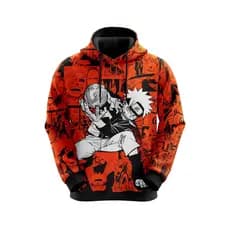 Blusa De Moletom Full Naruto Uzumaki Anime Pronta Entrega