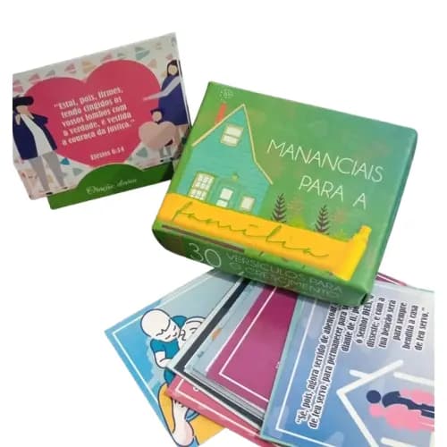 Caixa Mananciais 30 Orações Para Mesa - Gratidão E Família