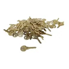 Kit 100 Mini Chaves para Campanhas Religiosas e Lembrancinhas