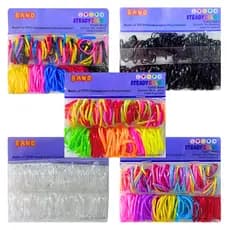 300 / 450 / 750  Elástico de Cabelo Liguinha Elástiquinho Grosso Infantil Adulto Penteado