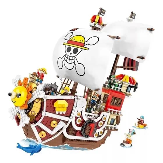 Navio Blocos De Montar Thousand Sunny One Piece 1484 Peças