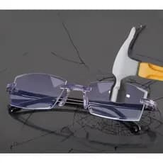 Óculos Inteligente com (Case/Estojo) Bifocal 2em1 / TR90 SEM ARO ANTI BLUE LIGHT / Anti Luz Azul / Oculos de Leitura