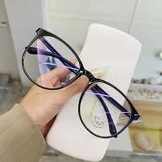 Óculos Anti Luz azul redondo clássico Retro Unissex