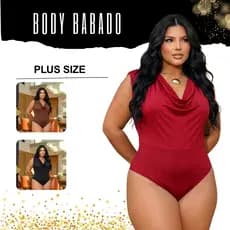 Body Blusa Camisa Plus Size All Curve Feminino Leve fresco Manga Curta Babado Elegante Dia