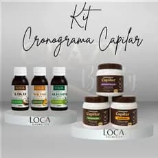 Kit Cronog. Másc. Capilar + Kit Óleos Capilares - Loca Cosmestics